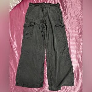 American Eagle Outfitters Charcoal Cargo Pants